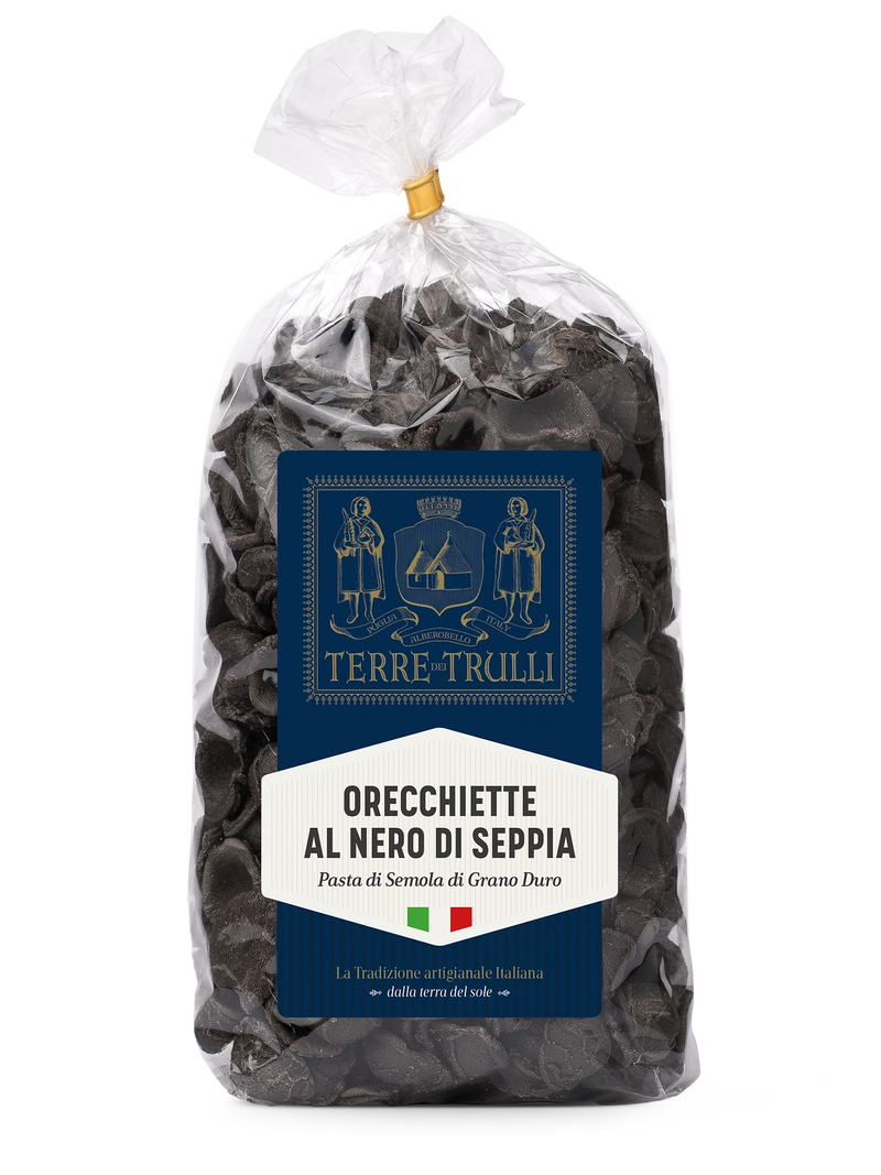 Orecchiette mit Tintenfischtinte